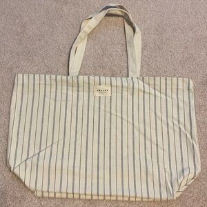 NEW Sezane tote in blue stripe